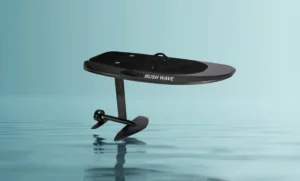 EFOIL Carbon Fiber Y1 premium electric hydrofoil board flying above water with advanced foil technology