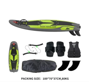 RUSH WAVE RAPTOR EFI 02 110CC gasoline powered surfboard designed for high-speed water adventures