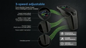 EFOIL Carbon Fiber Y1 premium electric hydrofoil board flying above water with advanced foil technology